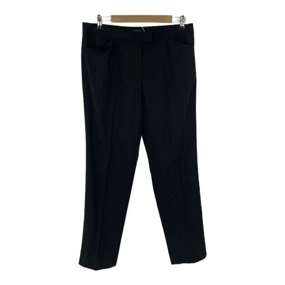 Lafayette 148 Irving Black Straight Career Pants - Picture 1 of 4